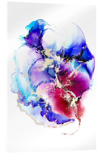 Stampa su vetro acrilico Kinetic Abstract Painting