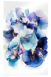 Cuadro de metacrilato Atmos Blue Abstract Art - Mod Pop Deco
