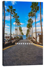 Lienzo Way to Playa Flamingo on Gran Canaria - Thomas Klee