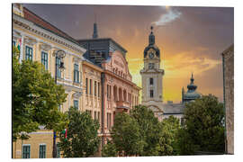 Cuadro de aluminio Old Town of Pécs at sunset, Hungary - Jan Wehnert