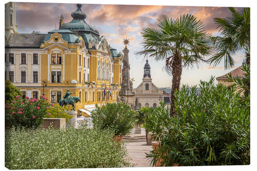 Lienzo Pecs, historic Széchenyi Square, Hungary