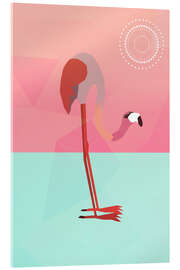 Acrylic print Pink Flamingo - Mark Ashkenazi
