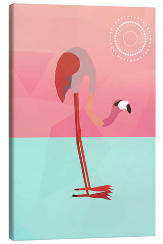 Canvas print Pink Flamingo