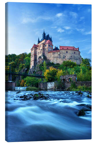 Obraz na płótnie Castle of Kriebstein, Saxony, Germany