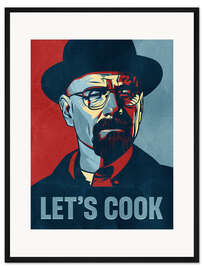 Gerahmter Kunstdruck Let's Cook