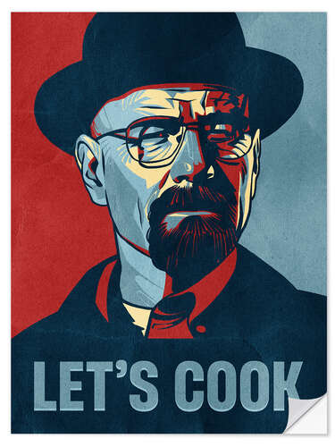 Wandsticker Let's Cook