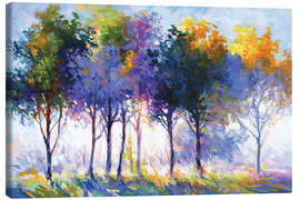 Obraz na płótnie Radiant Trees in the Morning Glow - Leon Devenice