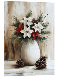 Tableau en verre acrylique Winter aromas in vase - DejaReve
