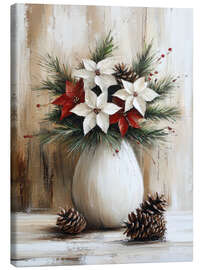 Tableau sur toile Winter aromas in vase