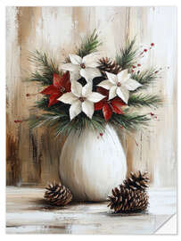 Wandsticker Winterliche Aromen in der Vase