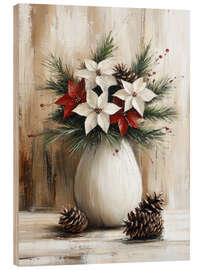 Print på træ Winter aromas in vase - DejaReve