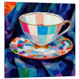 Obraz na aluminium Old-fashioned teacup