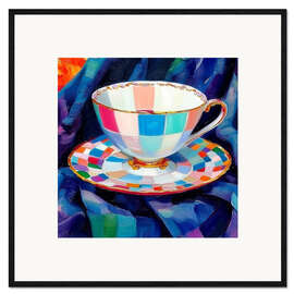 Stampa artistica con cornice Old-fashioned teacup