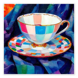 Poster Old-fashioned teacup