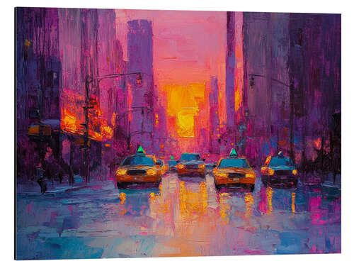 Tableau en aluminium Urban Symphony