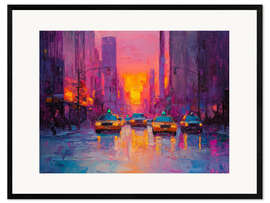 Gerahmter Kunstdruck Urbane Symphonie