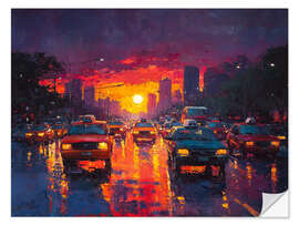 Wandsticker Reflexionen von morgen