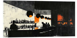 Acrylic print Echoes of the Sunday night - DejaReve