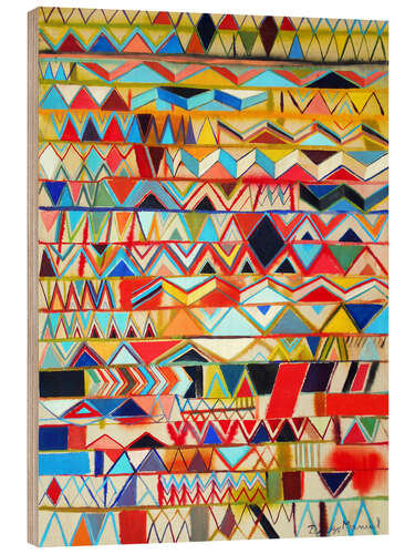 Print på træ Composition 24