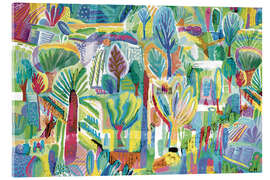 Stampa su vetro acrilico Backyard Garden - Charles Harker