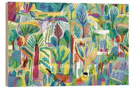 Obraz na drewnie Backyard Garden - Charles Harker