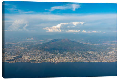 Stampa su tela Vesuvio, Italia