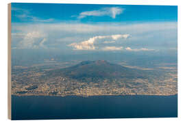 Quadro de madeira Vesuvius, Italy