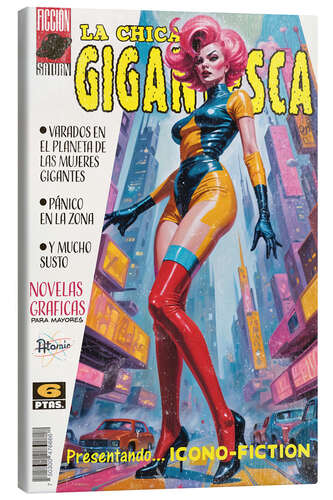 Canvas-taulu La Chica Gigantesca