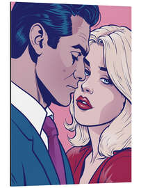 Magnettafel Abschiedskuss