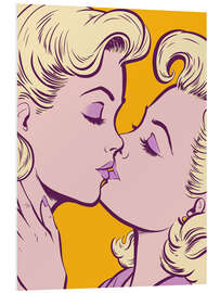 Stampa su PVC Girls Kiss
