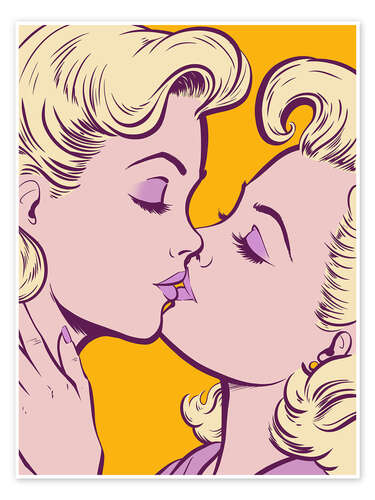 Poster Girls Kiss