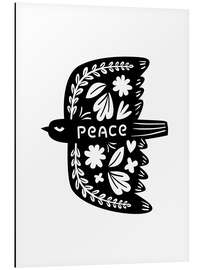 Cuadro de aluminio Skandinavischer Vogel Peace - Heyduda