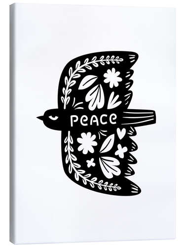 Canvas print Skandinavischer Vogel Peace