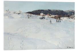 Quadro em acrílico A Winter's Day in Norway, 1886 - Frits Thaulow