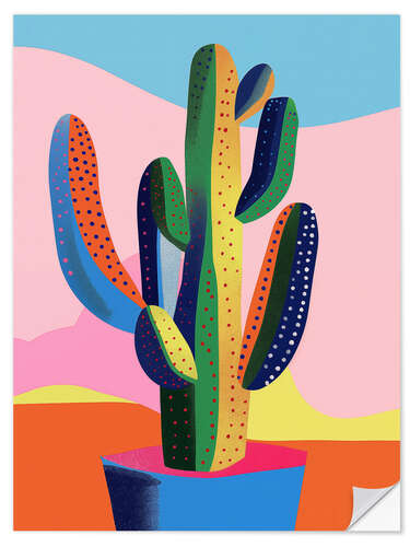 Autocolante decorativo Simple Decorative Cactus