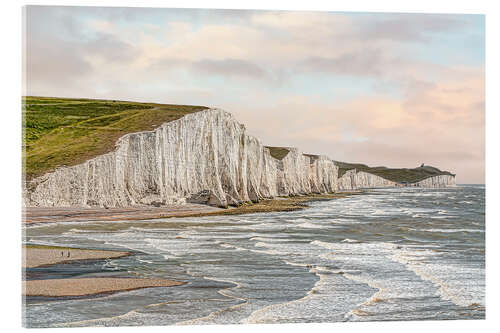 Cuadro de metacrilato Seven Sisters chalk cliffs, England