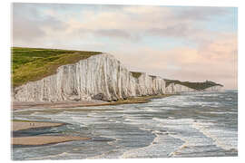 Akrylbilde Seven Sisters chalk cliffs, England