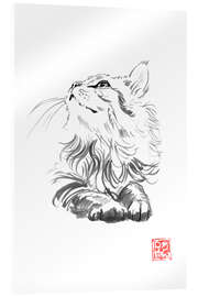 Acrylic print Happy Cat