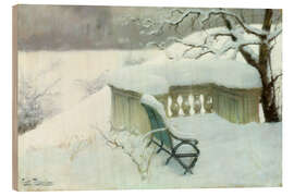 Cuadro de madera Elbpark in Hamburg - Frits Thaulow