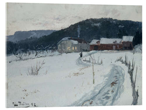 Acrylglasbild Grini, Oberer Maja-Hof, 1887