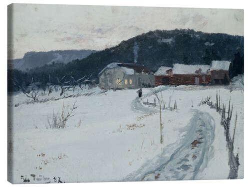 Obraz na płótnie Grini, Upper Maja Farm, 1887