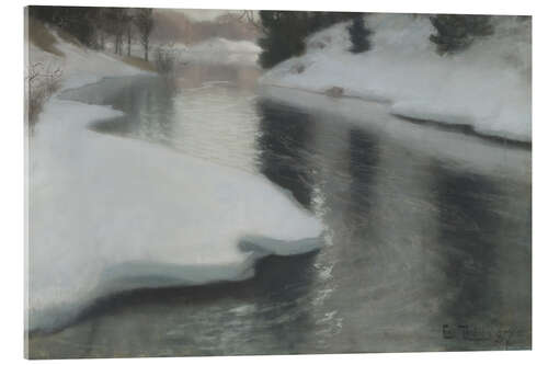 Obraz na szkle akrylowym Spring Thaw, 1887