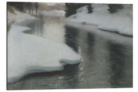 Alubild Schneeschmelze, 1887