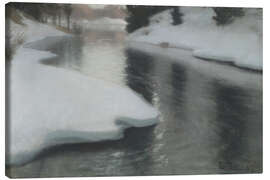 Obraz na płótnie Spring Thaw, 1887 - Frits Thaulow