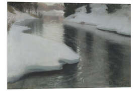 Hartschaumbild Schneeschmelze, 1887