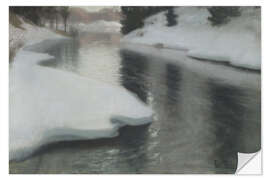 Wandsticker Schneeschmelze, 1887