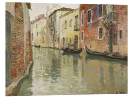 Akrylbilde Venetian Canal - Frits Thaulow