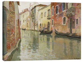 Leinwandbild Venezianischer Kanal - Frits Thaulow