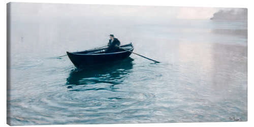 Leinwandbild Solitude, Christiana Fjord, 1892