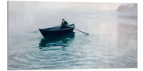 Stampa su plexi-alluminio Solitude, Christiana Fjord, 1892